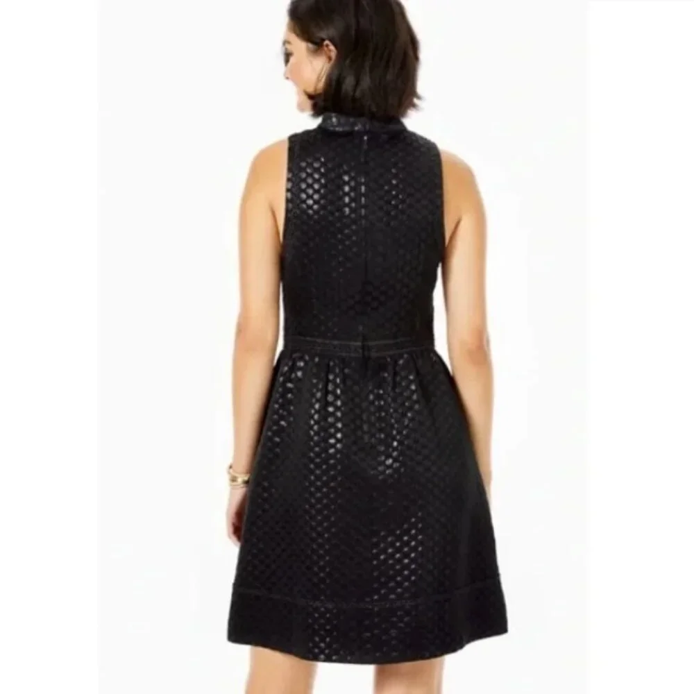 Lilly Pulitzer Black Zaria Dress, Black | Size 10